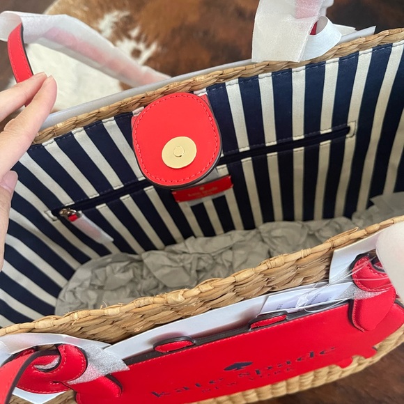 Kate Spade Other Pinch Me Straw Tote (Natural) - NWT (KB485) - Picture 6 of 9